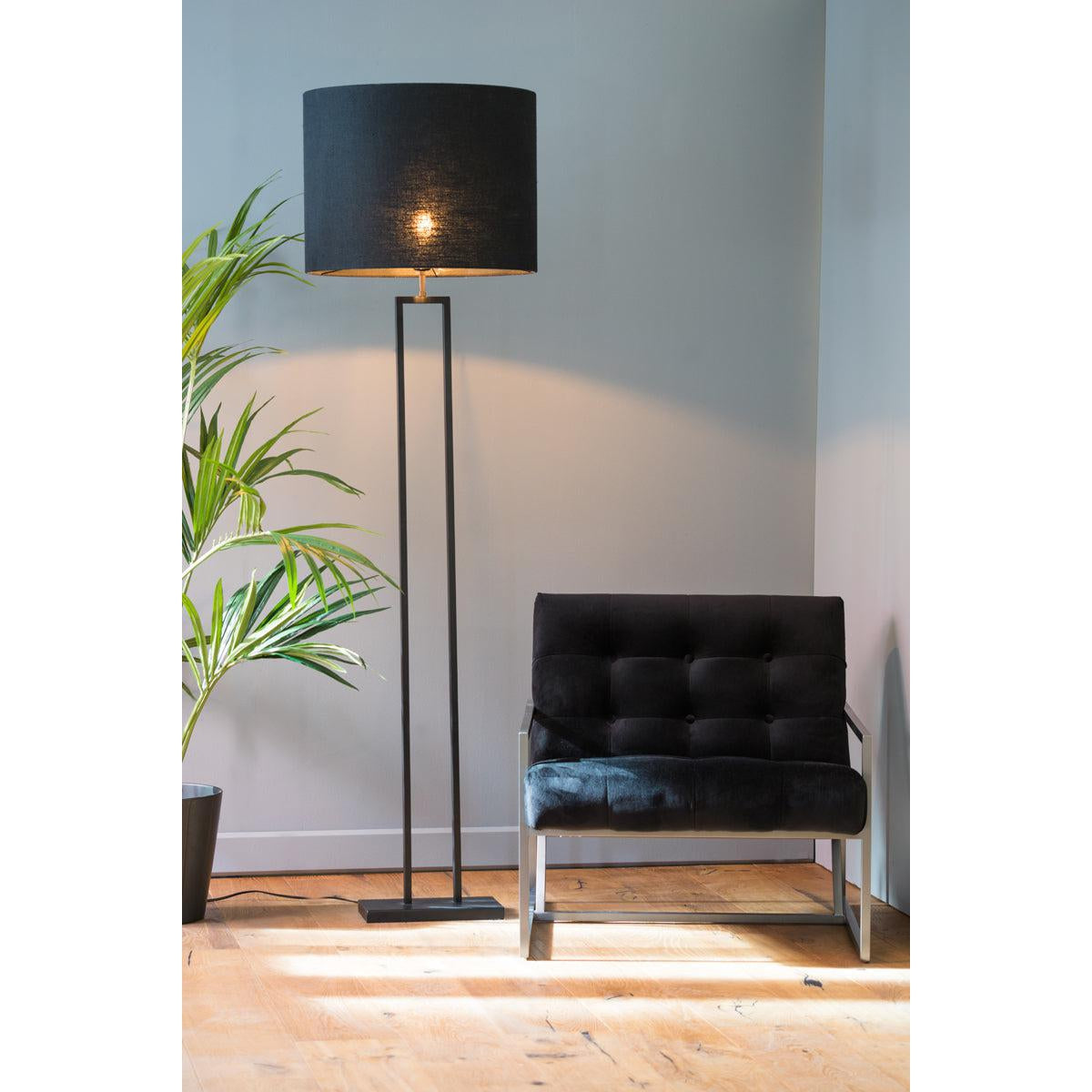 Light & Living vloerlamp Shiva zwart