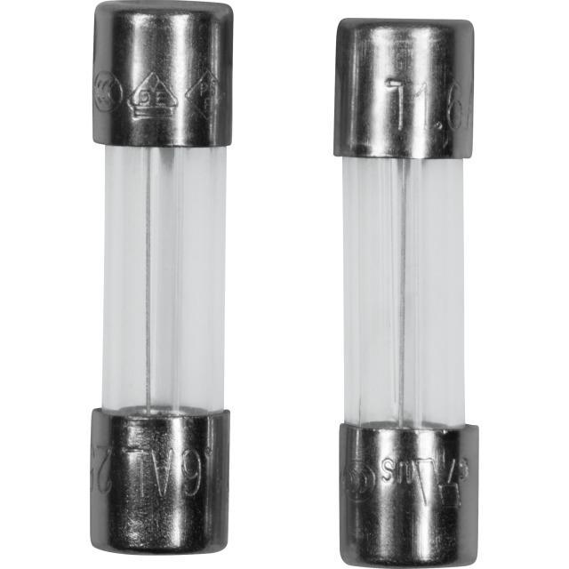 Glaszekering 1,6 a t 2 st.