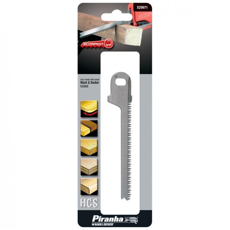 Piranha HCS zaagblad scorpion voor hout en plastic 120 mm. HSC 50 mm.