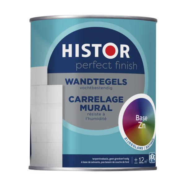 Histor Perfect Finish Lak Wandtegels Basis ZN Zijdeglans 750 ml.