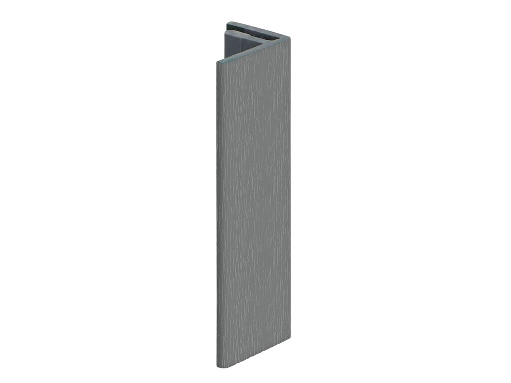 Keralit eindprofiel 17mm grijs 4 meter