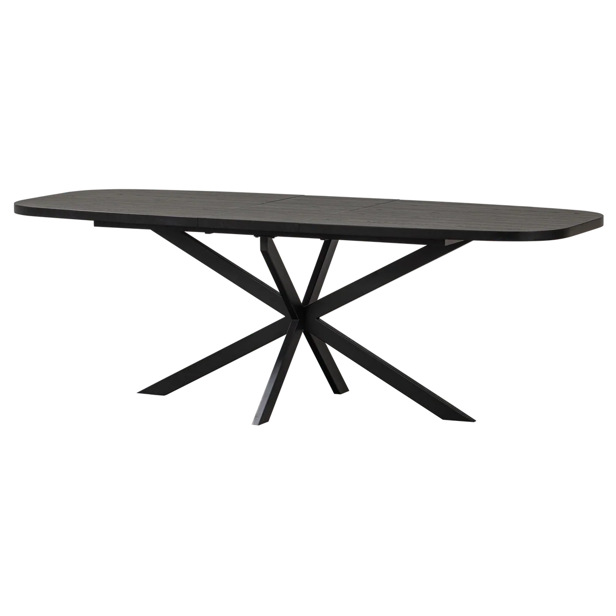 WOOOD Arros eettafel uitschuifbaar zwart