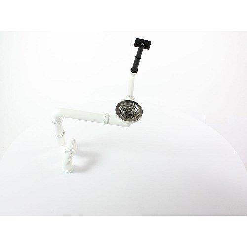 Korfplug 114 mm m.bocht + sifon