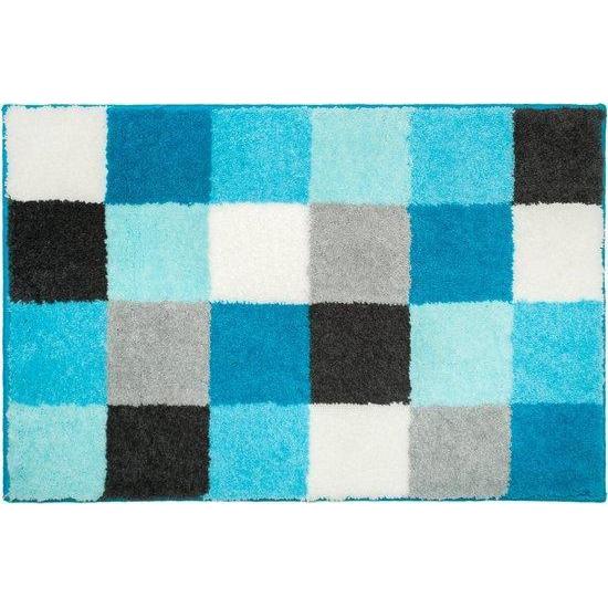 Casilin Blocks badmat aqua 60x90