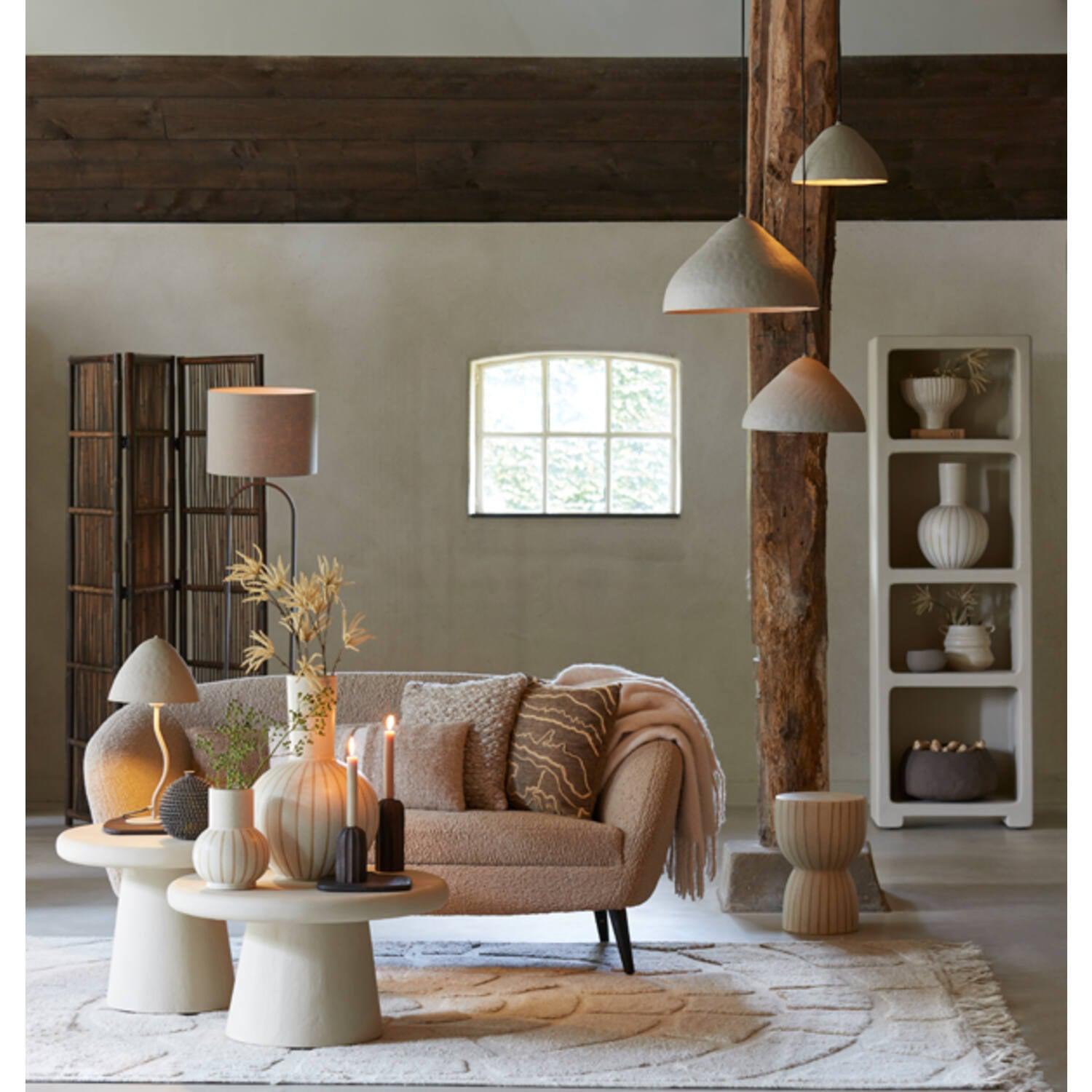 Light & LivingKruk ?28,5x42 cm FINCA keramiek mat zand+bruin