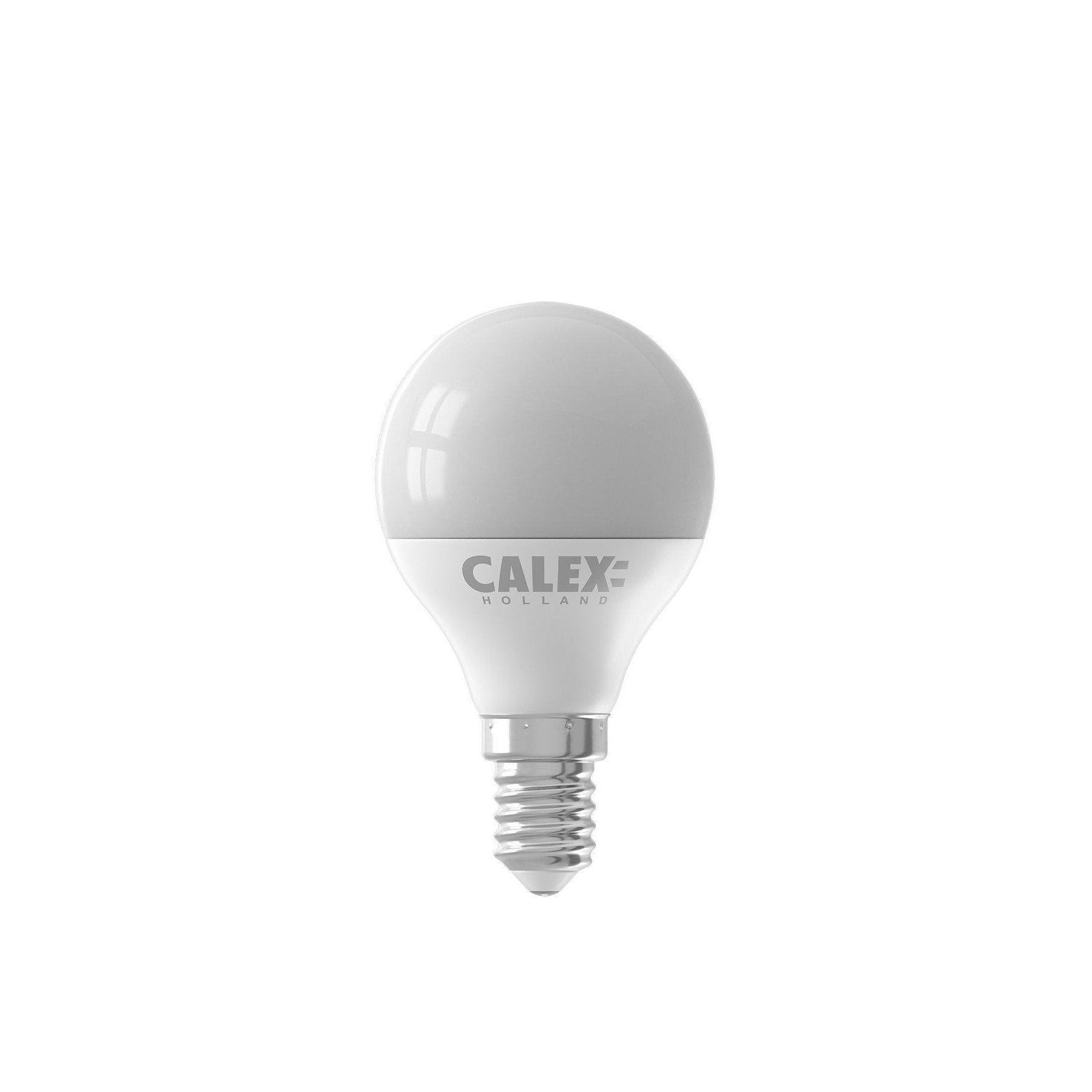 Calex LED Ball lamp 240V 3W E14 P45, 250 lumen 2700K, energy label A+