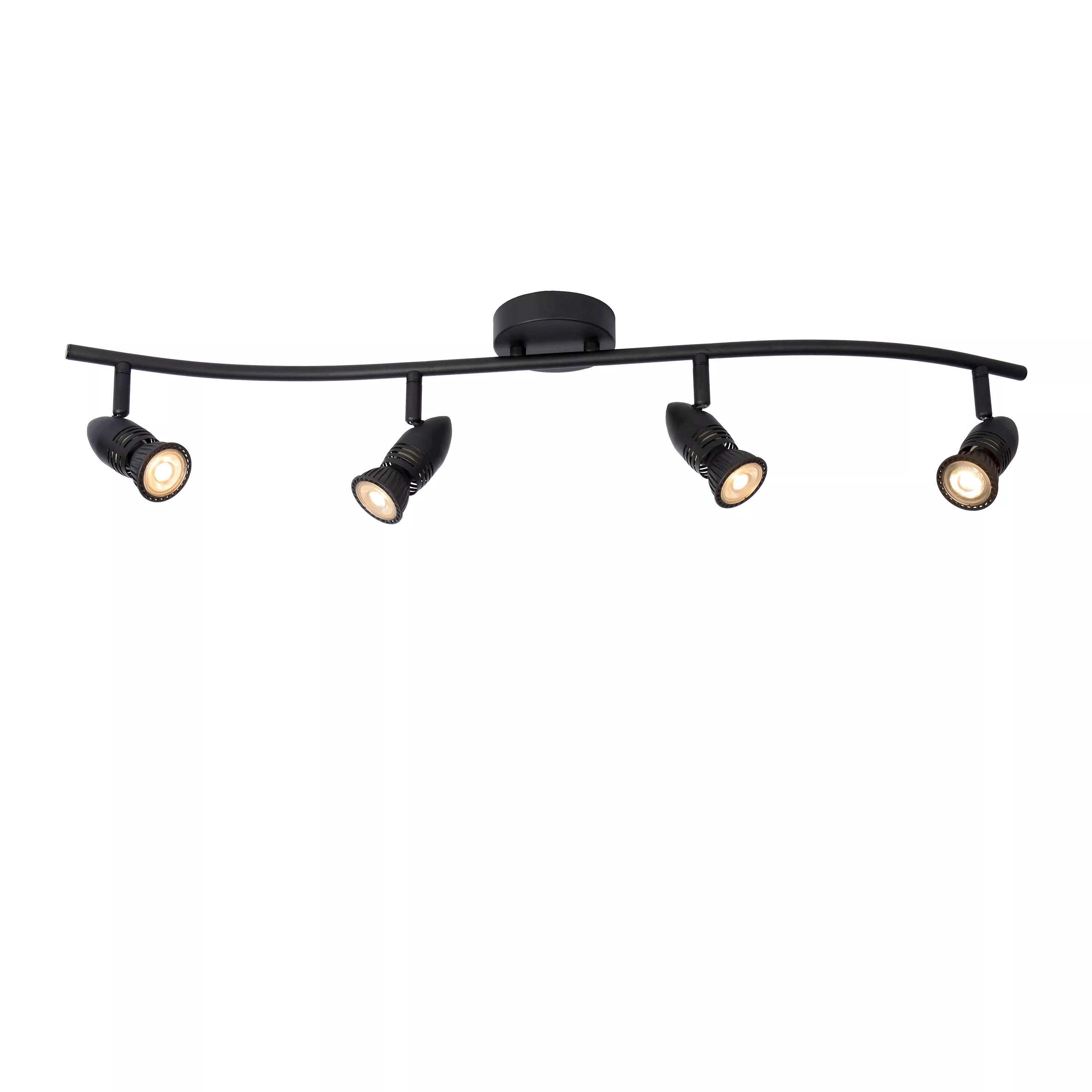 Lucide Caro plafondspot 31 cm 3xGU10 zwart