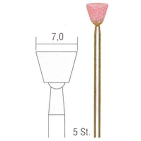 Proxxon Edelkorund slijpstiftenset, Conusvorm, 5-delig