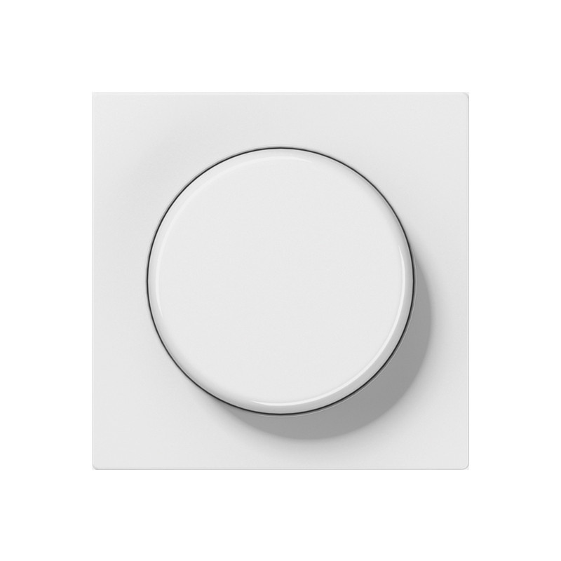 Jung centraalplaat voor dimmer met draaiknop AS500 alpine wit
