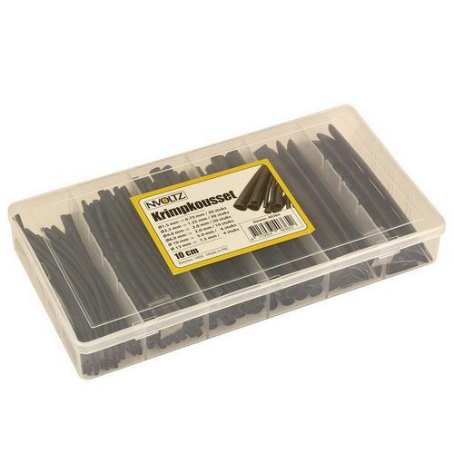 Ratio assorti-doos krimpkous 100 st. zwart