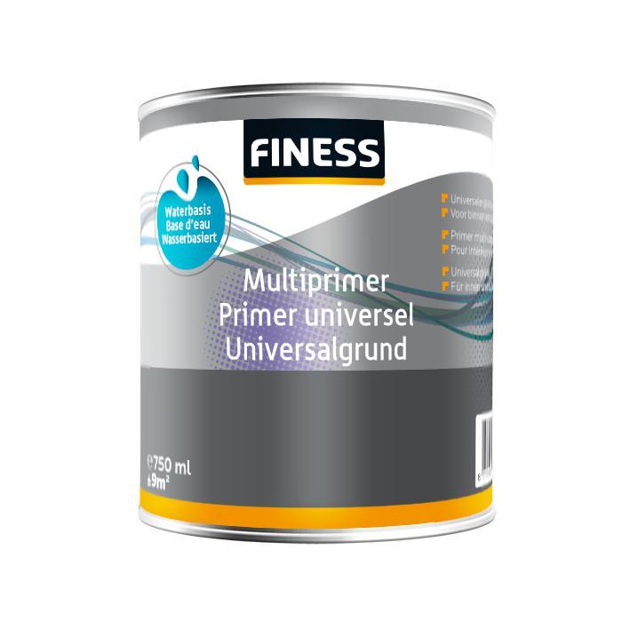Finess multiprimer acryl binnen/buiten wit 250ml