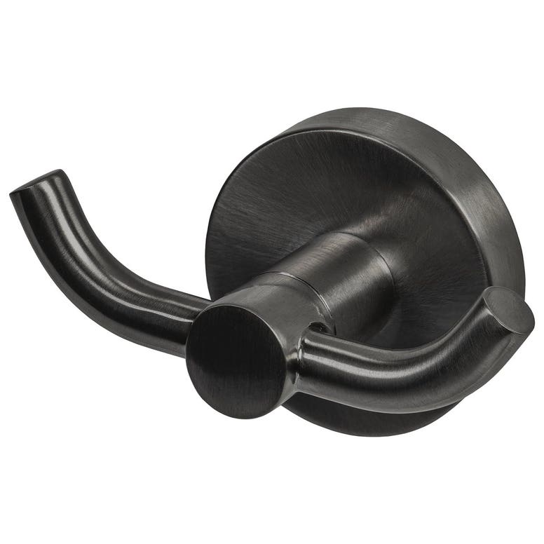 Haceka Kosmos handdoekhaak dubbel grafiet