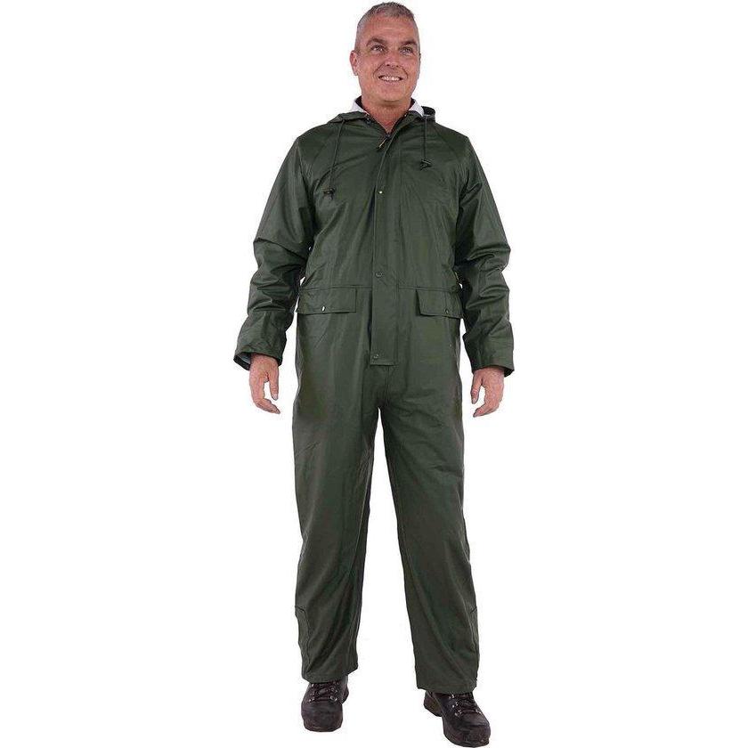 Stretch regenoverall groen XL