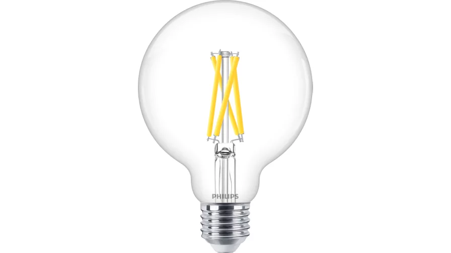 Philips LED Globe lamp transparant E27 5,9W (60W) warm wit dimbaar