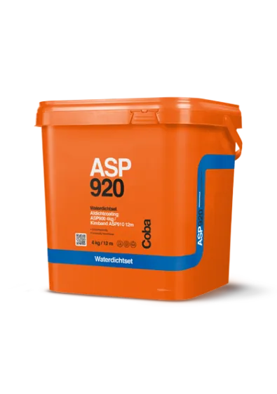 Coba ASP920 waterdichtset afdichtcoating 4kg + kimband 12m