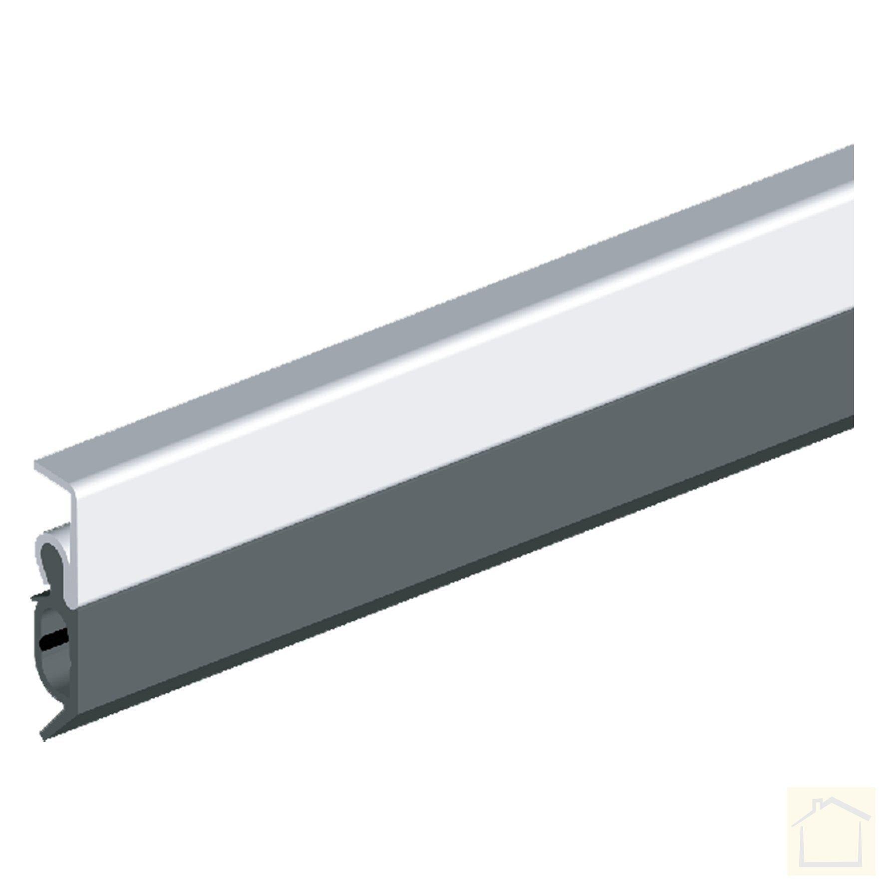 Ellen tochtstrip Elro XL 230 cm aluminium F1