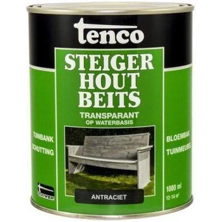Tenco Steigerhoutbeits antraciet 1 liter