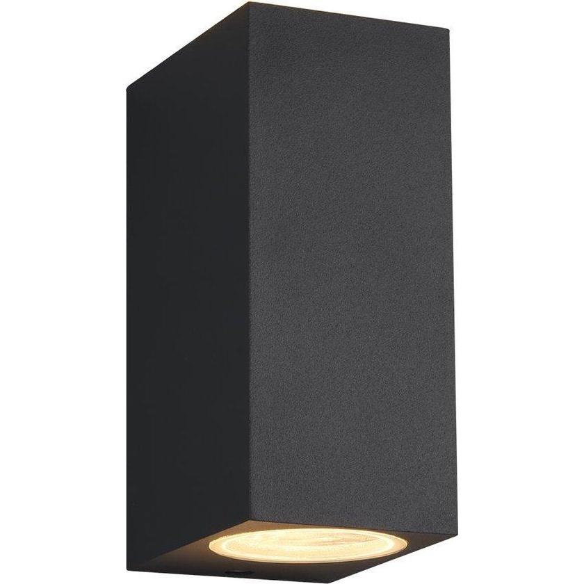 Trio wandlamp Roya 2xGU10 vierkant antraciet