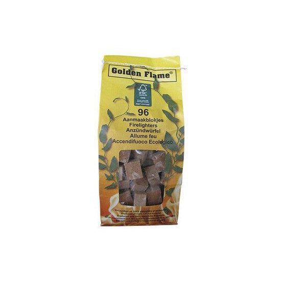 Golden Flame aanmaakblokjes bruin (96 stuks)