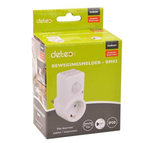 Detec Bewegingsmelder BM02 Indoor Wit Stekker