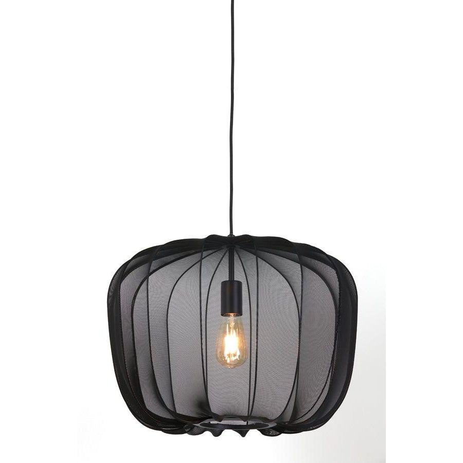 Light & Living hanglamp Plumeria zwart