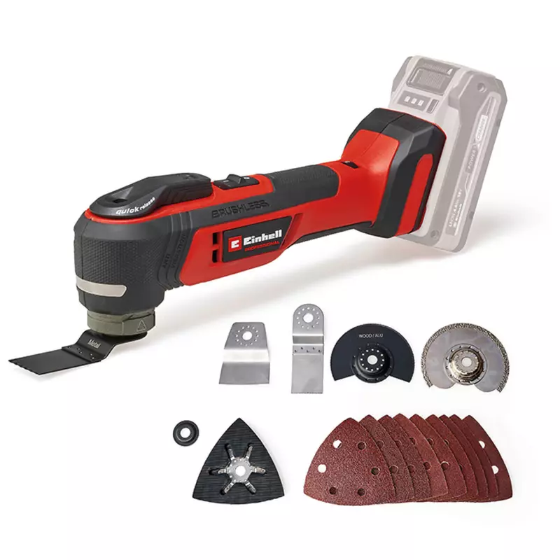 Einhell Accu Multitool TP-MG 18 Li BL Solo - Zonder accu en lader