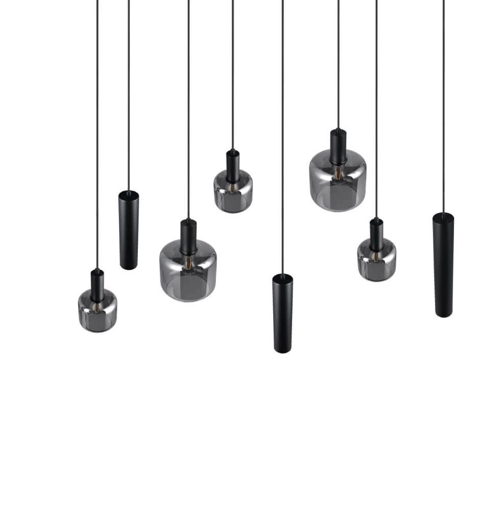 Trio hanglamp Mataro mat zwart