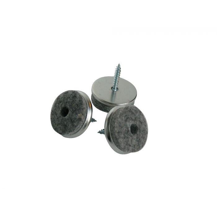 Maclean schroefviltjes metaal 20mm (16 stuks)
