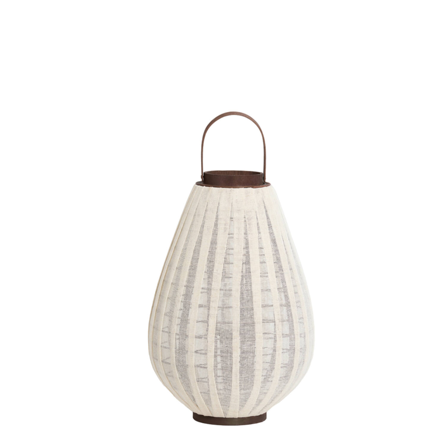 Hurricane ?36X55 Cm Dazio Linen Natural+Dark Brown Wood