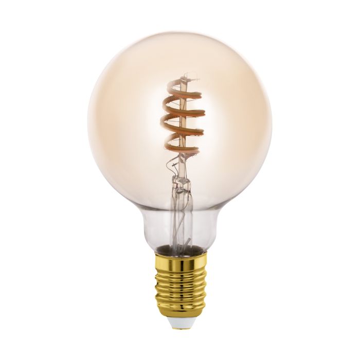Eglo LED lamp Zigbee spiraal amber E27 G95 4,9W
