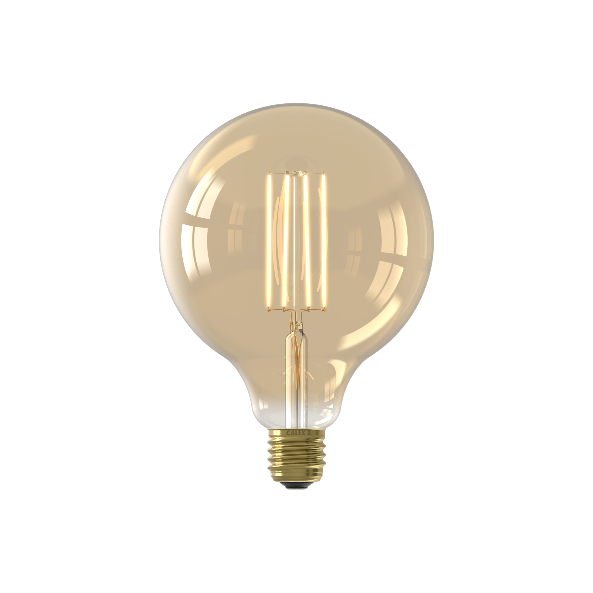 Calex LED globelamp E27 4,5W G125 goud dimbaar