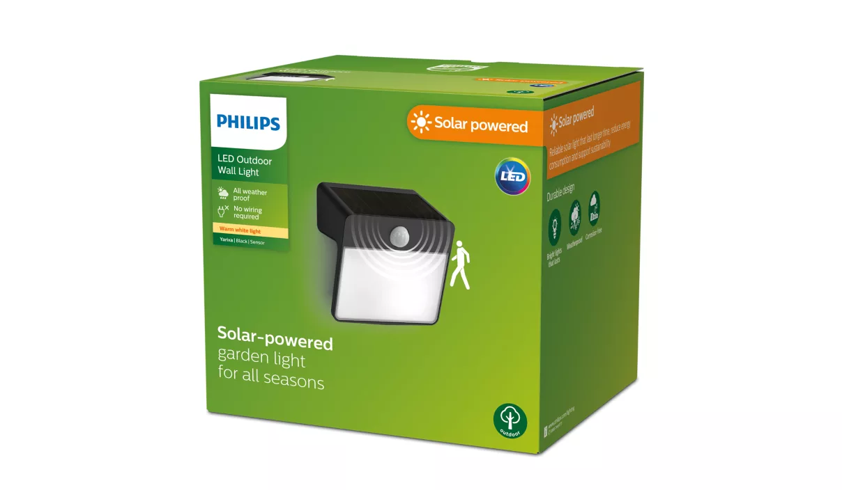 Philps wandlamp Yarixa met sensor & warm LED-licht