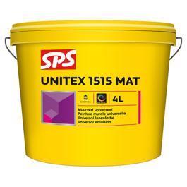 SPS Unitex 1515 Mat wit P binnen 4 ltr.