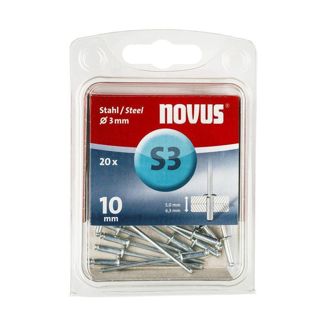 Novus blindklinknagel S3 X 10mm staal S3 (20 stuks)