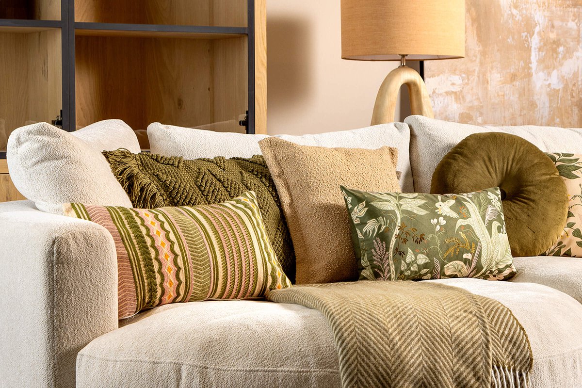 Dutch Decor sierkussen Scarlet Mayfly 50×30 cm