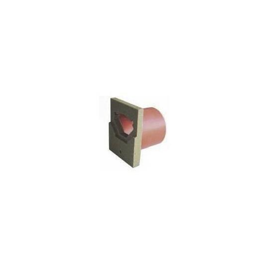 ACO Euroline eindplaat met PVC uitloop 150mm.