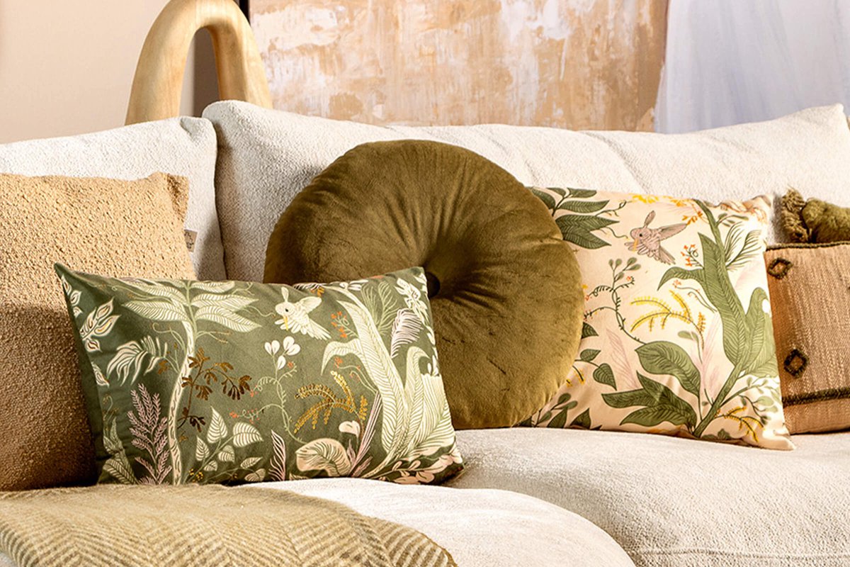 Dutch Decor sierkussen Scarlet Mayfly 50×30 cm