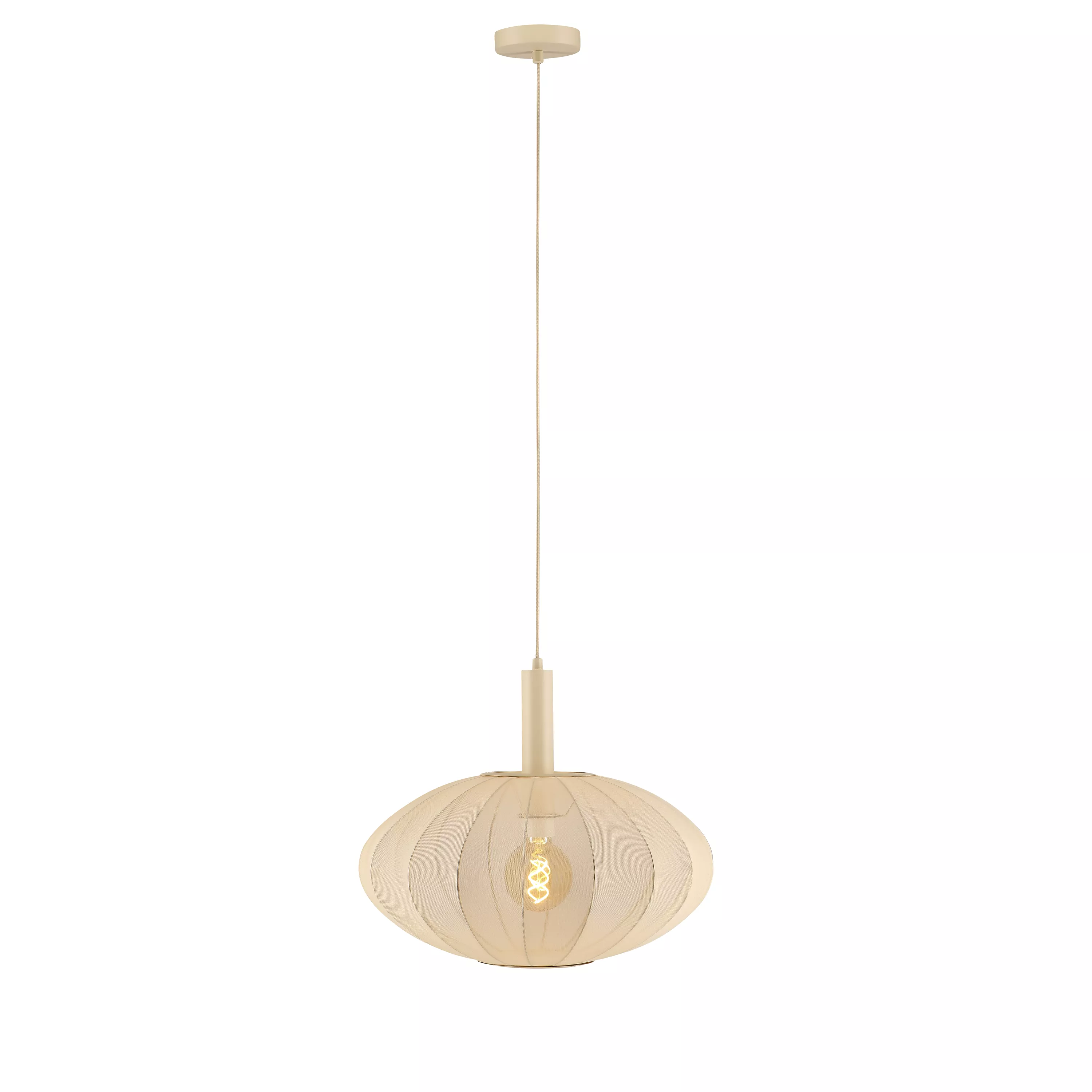 Lucide CORINA - Hanglamp - Ø 50 cm - 1xE27 - Beige