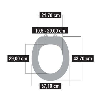 Cornat Premium 6 toiletbril softclose wit