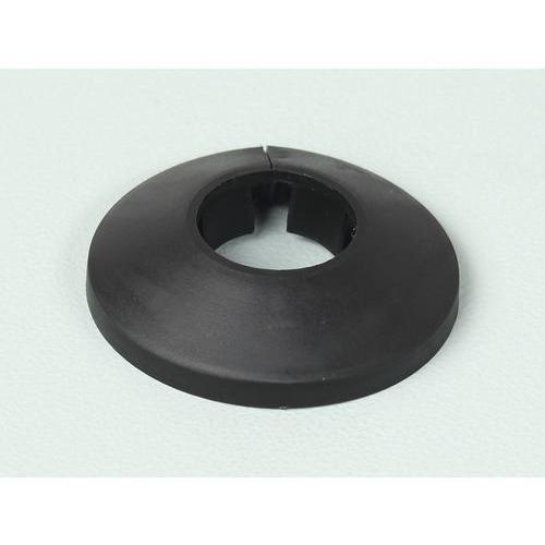 Maclean buisrozet zwart 22 mm. (2 stuks)