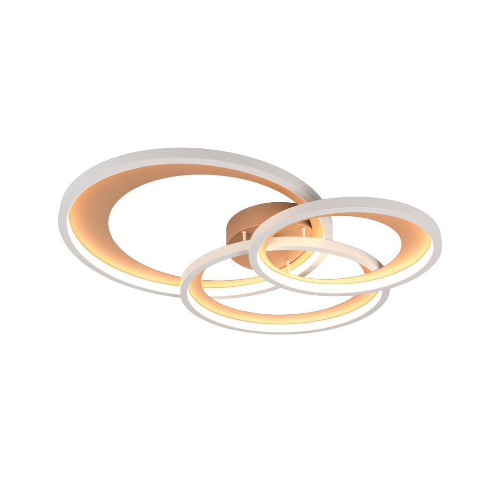 Trio plafondlamp Granada bruin