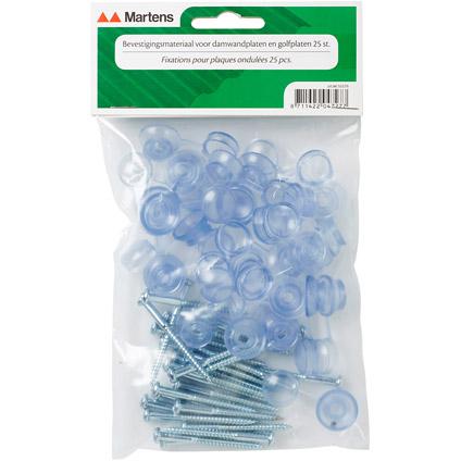 Golfplaatschroeven 2,0 x 50 mm met combidop 25 stuks