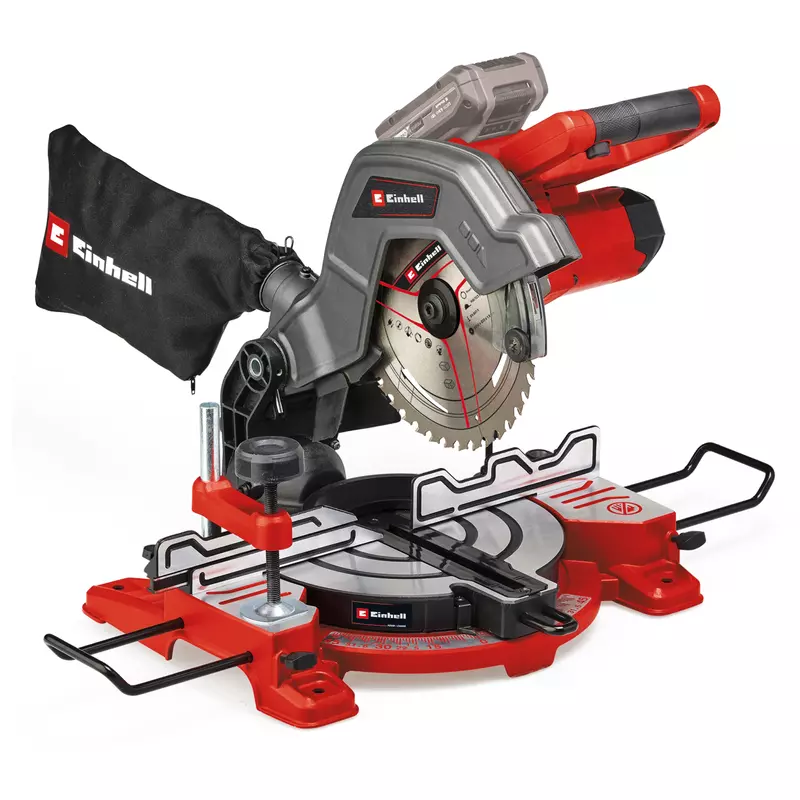 Einhell Accu Afkort-/Verstekzaag TE-MS 18/8 Li Solo - Zonder accu en lader