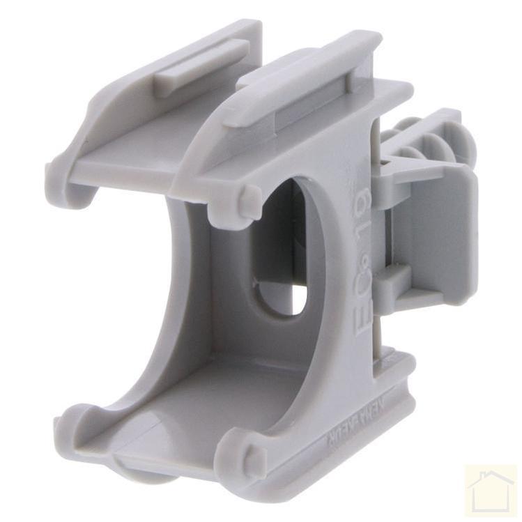 Q-Link buisclip euro 19 mm grijs (20 stuks)