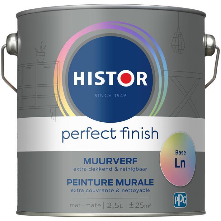 Histor Perfect Finish muurverf mat basis 2,5l