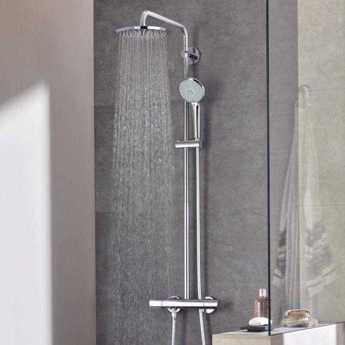 Grohe Euphoria XXL regendoucheset met thermostaatkraan chroom