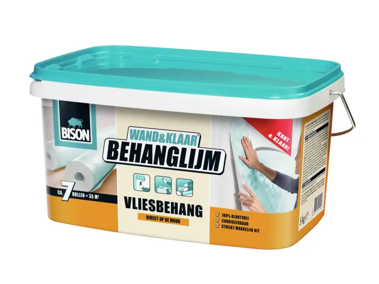 Bison Wand&Klaar behanglijm vlies 5kg