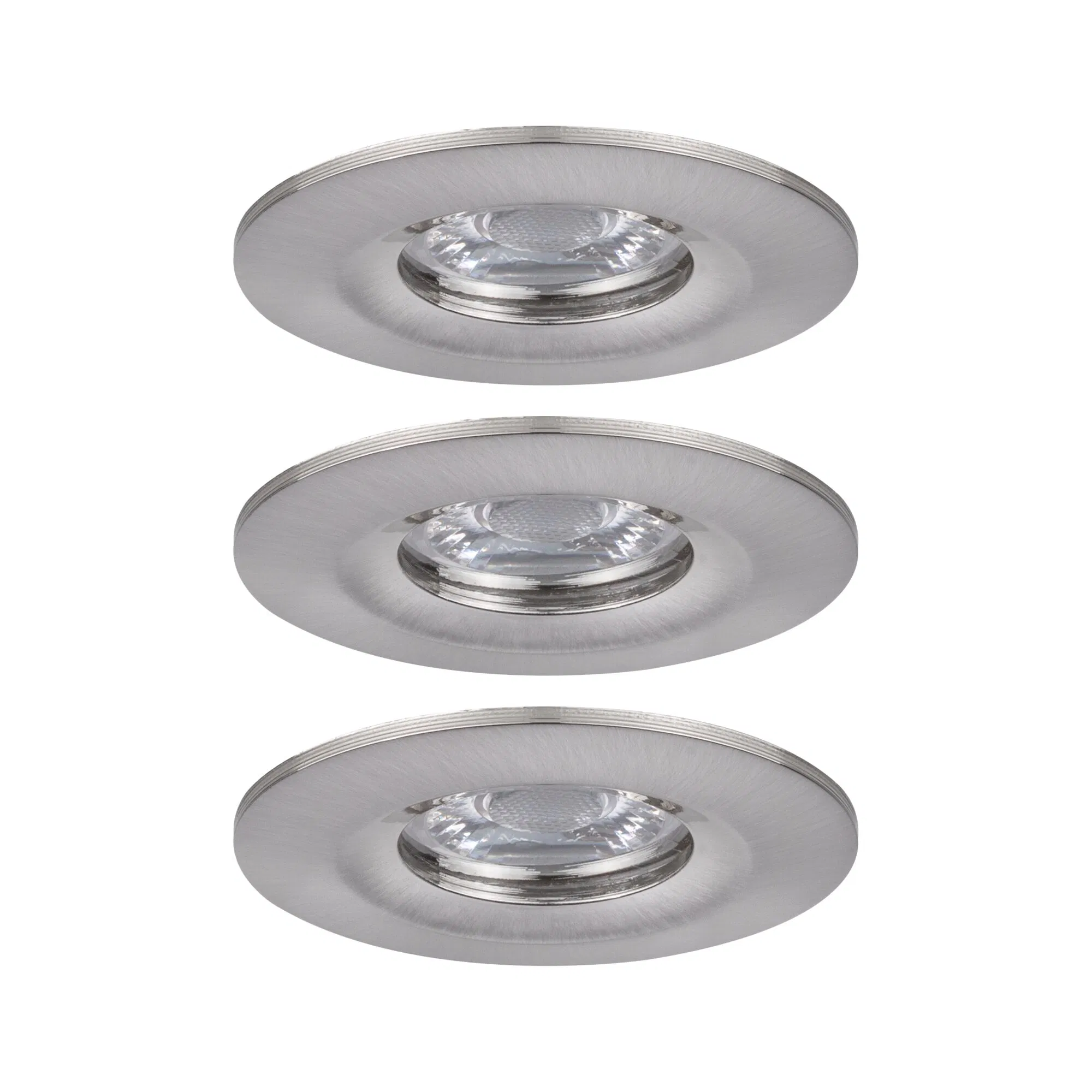 Paulmann Inblp Nova mini Coin rond stijf IP44 LED 3x4W 310lm ijzer geb/alu