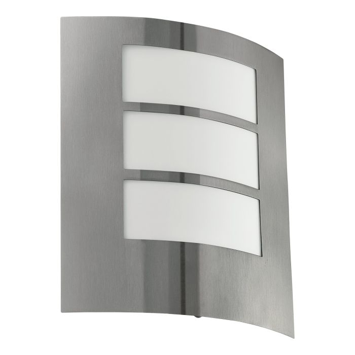 Eglo City 1 wandlamp buiten rvs