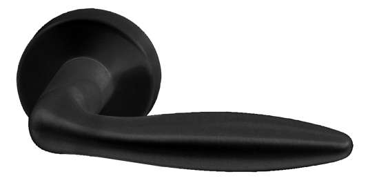 ARENA RVS zwart krukstel rond rozet 50 mm